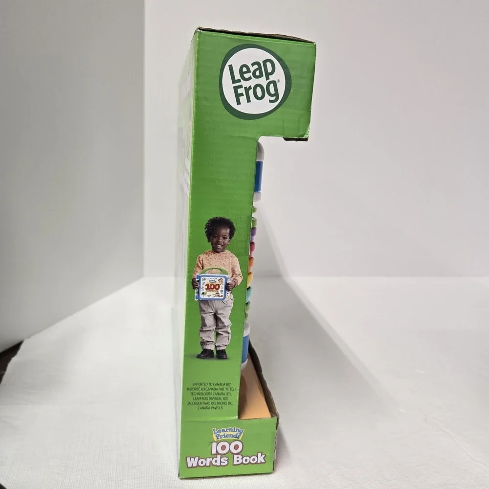 NWT LeapFrog Learning Friends 100 Words Book Green‎ Bilingual